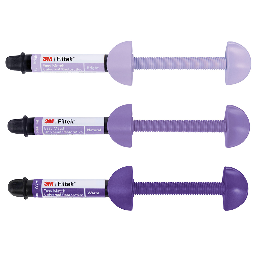 Filtek Easy Match Universal Spritze, Intro Kit 3 Spritzen (je 1x bright,natural,warm)