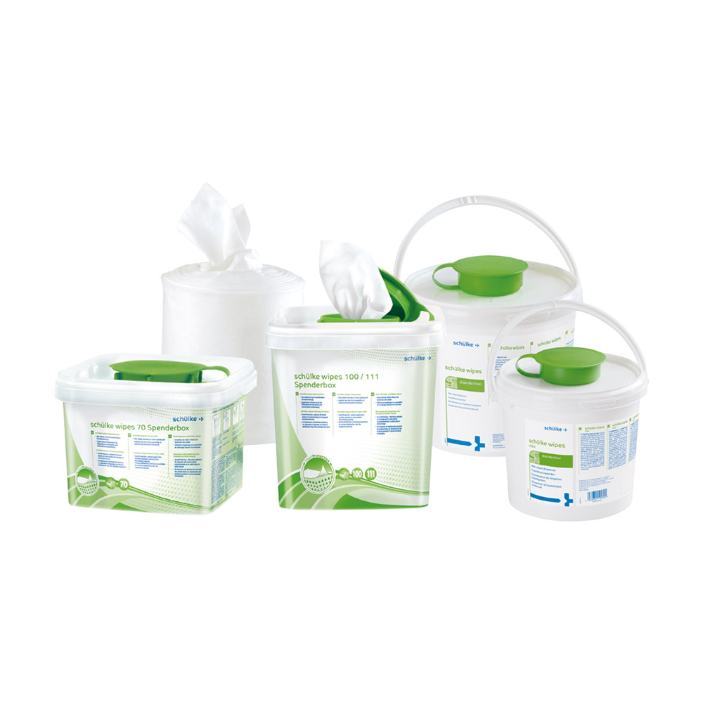 Schülke Wipes 30 x 30 cm, 6 x 100 Stück