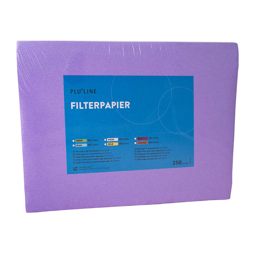 PLULINE Filterpapier 36 x 28 cm lila, 250 Stück
