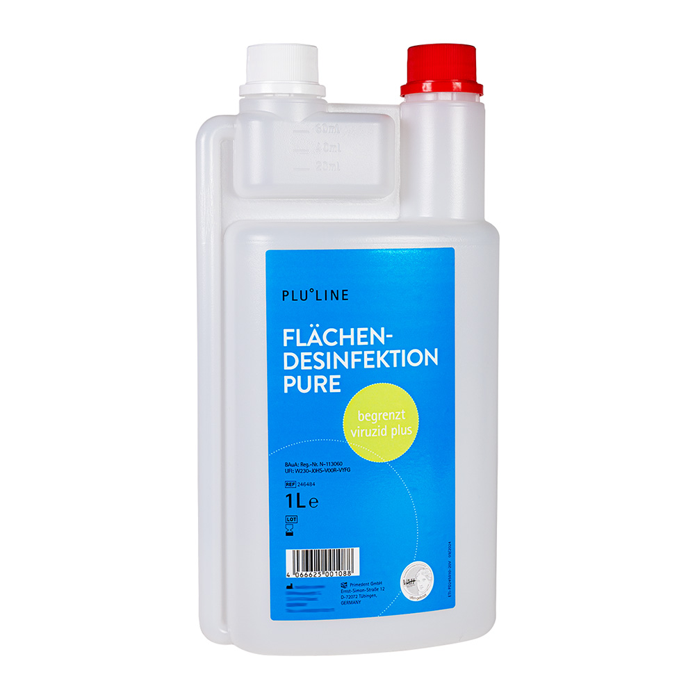 PLULINE Flächendesinfektion Pure, 1 L Leerflasche