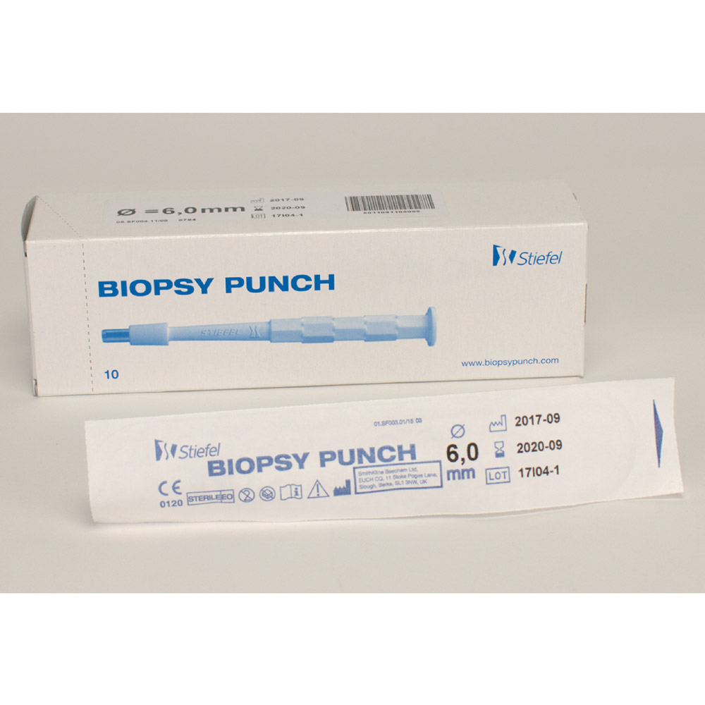 Biopsy Punch Ø 6 mm Schleimhautstanze, 10 Stück