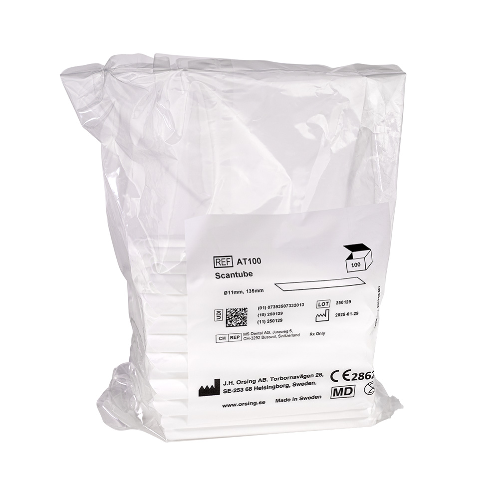 Aspirator Tubes weiß 135 mm, 100 Stück