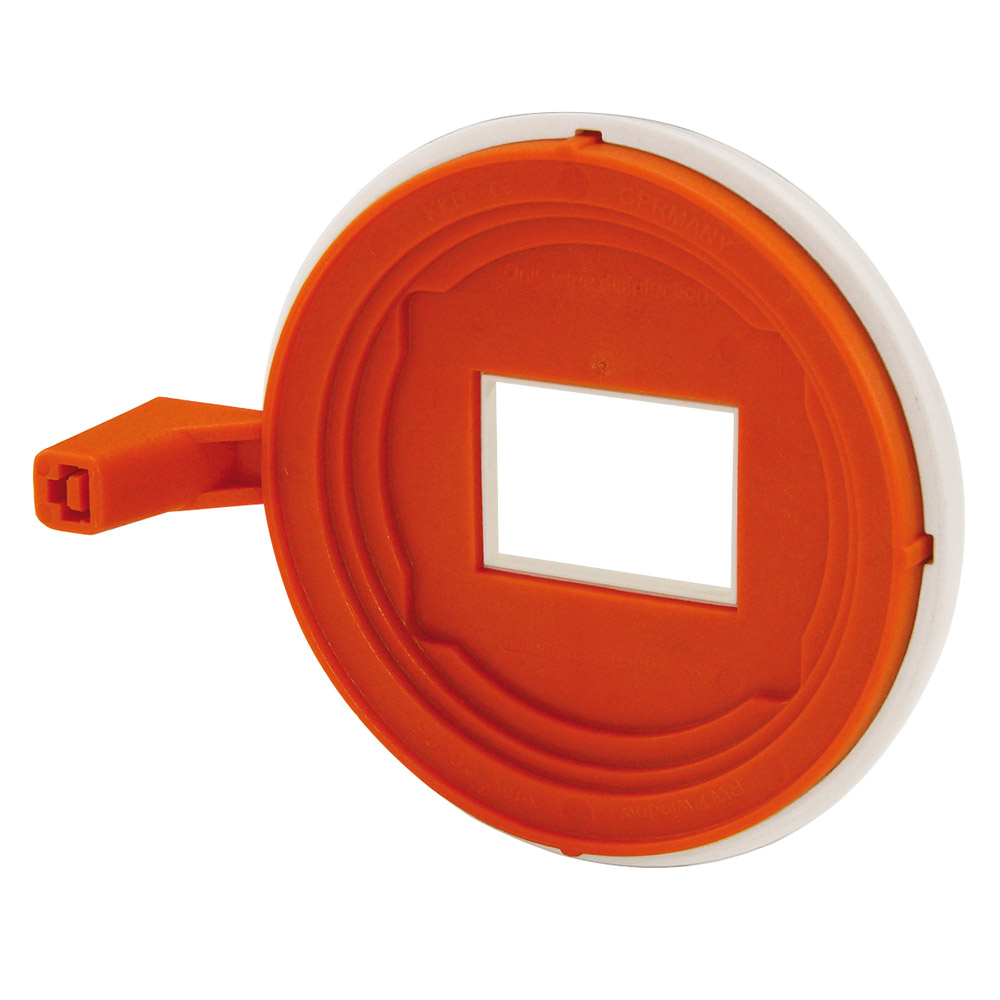 RWT Window x-ray Visierring mit Blende Bißflügel 3x4 orange, Stück