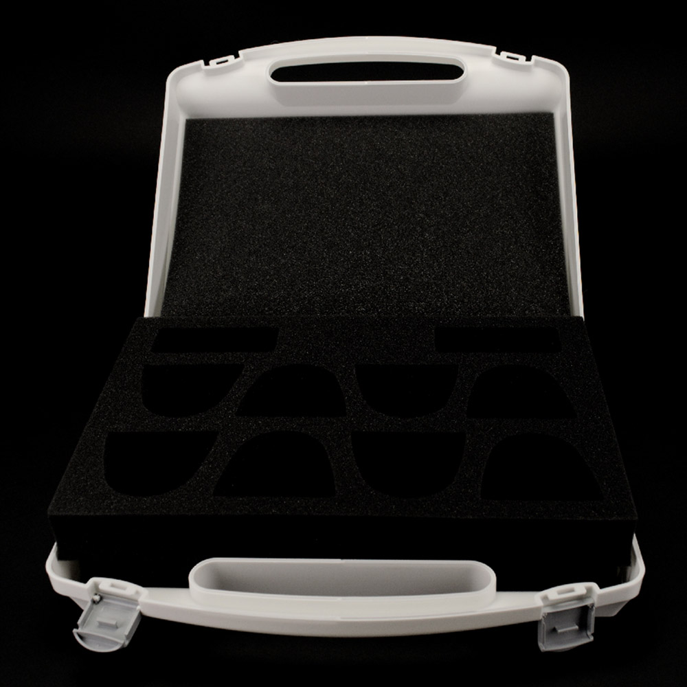 Dentalkoffer mit 10 Vertiefungen weiß, Stück