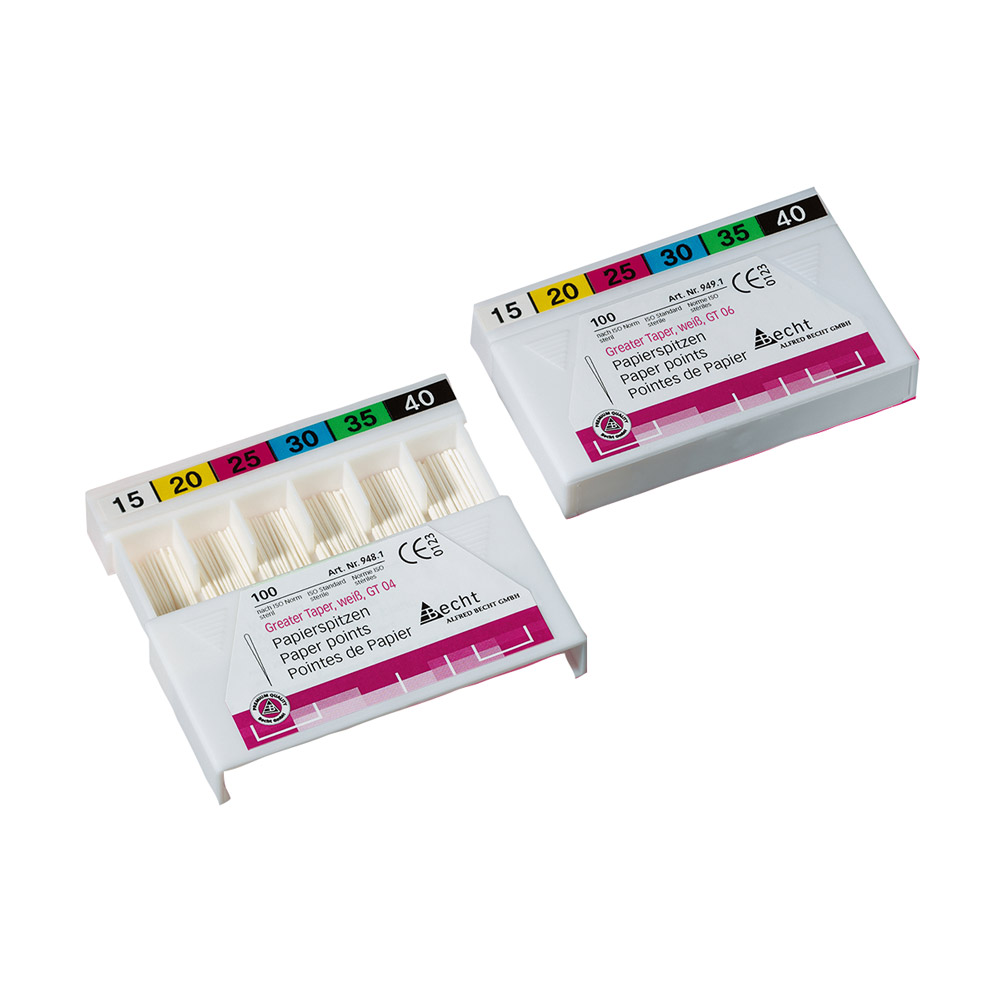 Papierspitzen Greater Taper GT04 25, 60 Stück