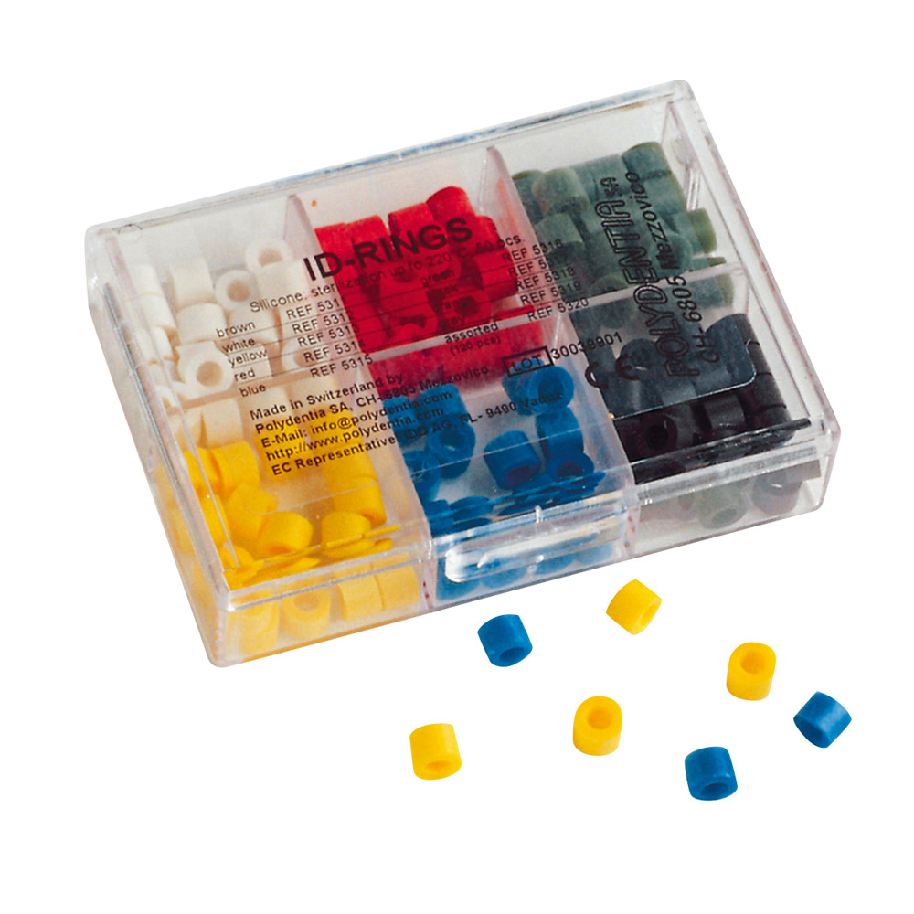 ID-Ringe gelb 5313, 50 Stück