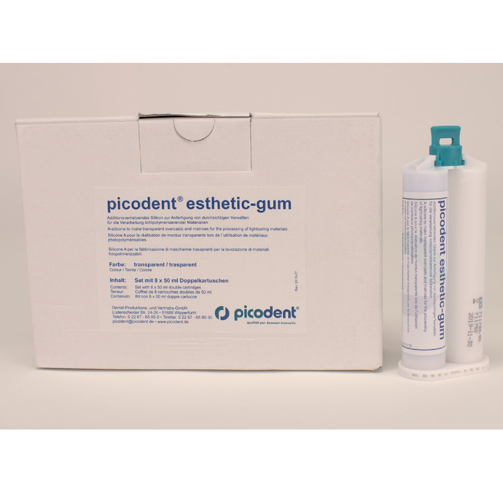 esthetic-gum transparent, 8 x 50 ml