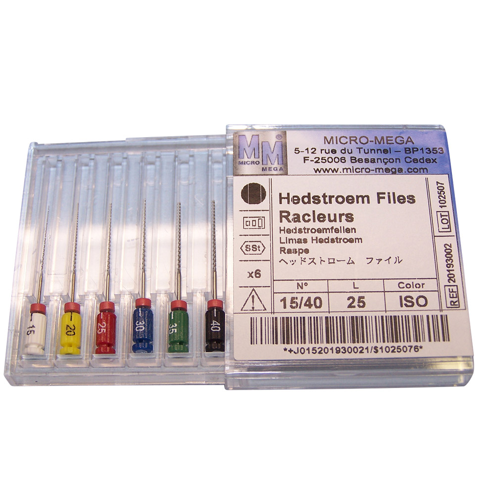 Hedströmfeilen 325/45-80 sortiert, 6 Stück