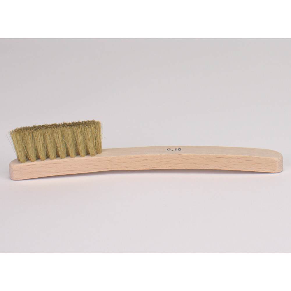 Messinghandbürste 0,10 mm 3-reihig 160 mm, Stück