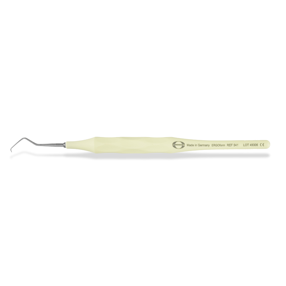 Ergoform Sonde Figur 17 mit Griff gelb, Stück