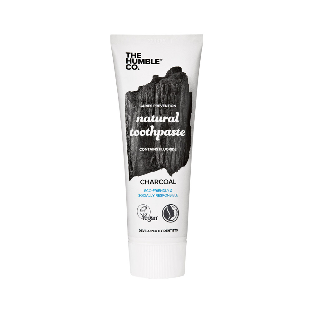 Humble Zahnpasta mit Fluorid A-Kohle, 75 ml
