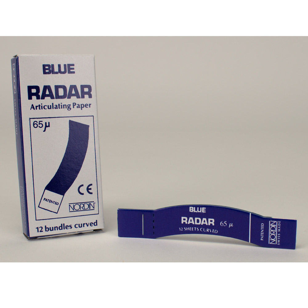 Blue-Radar gebogen 65 µ, 12 x 12 Stück