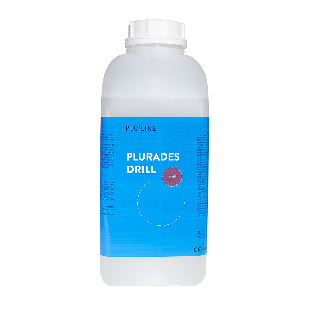 Plurades Drill Bohrerdesinfektion, 2 L Flasche