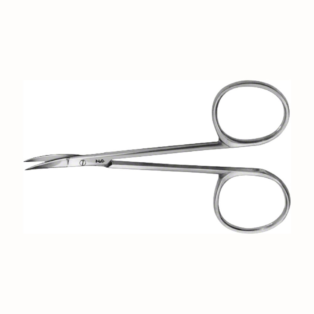 Nagelhautschere 9 cm gebogen x-fein, Stück