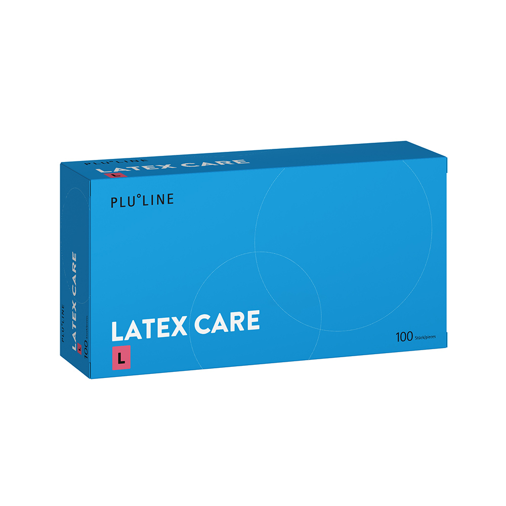 PLULINE Latex Care Gr. L, 100 Stück