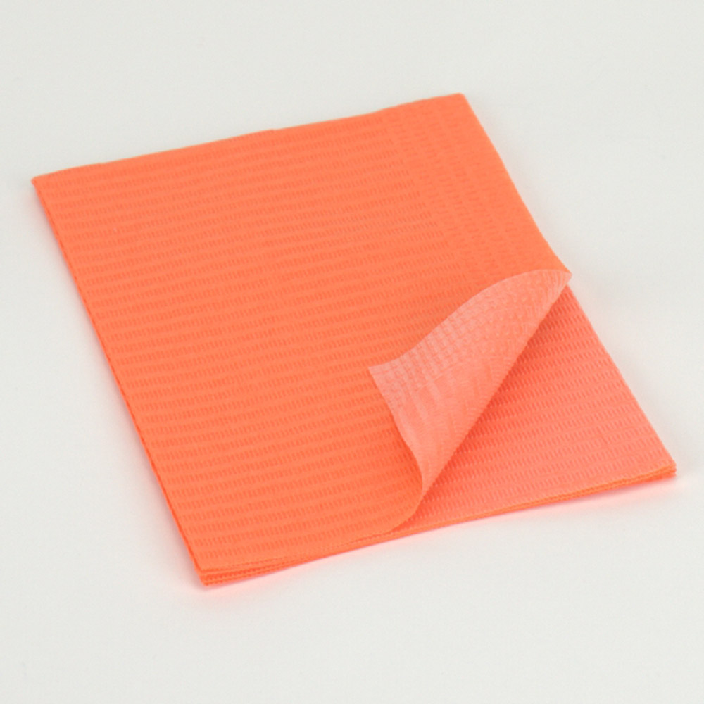 Patientenservietten orange 33 x 45 cm 3-lagig, 500 Stück