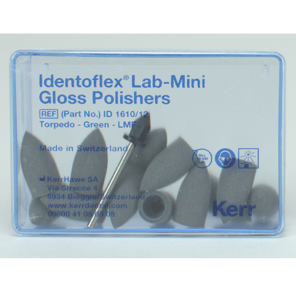 Identoflex Lab-Min Polierer LMF 161 grau, 12 Stück