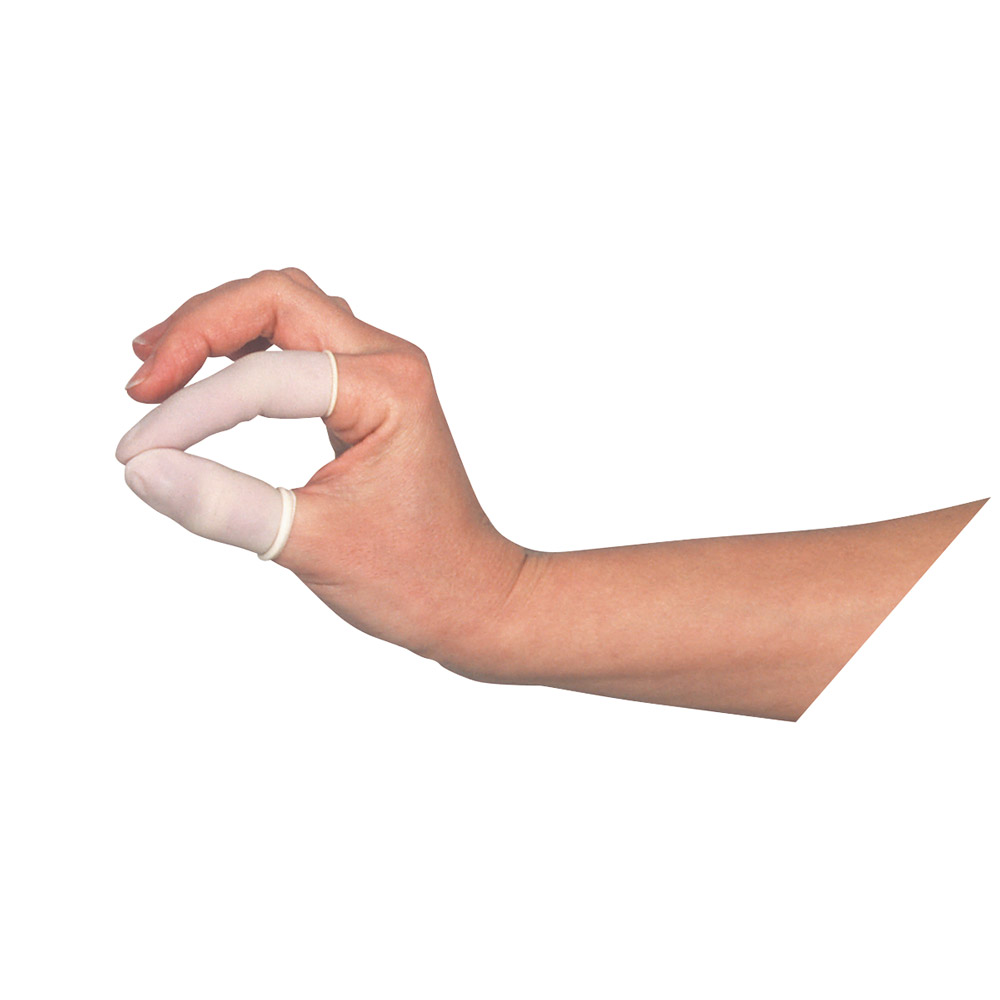 Fingerlinge Latex puderfrei M, 100 Stück