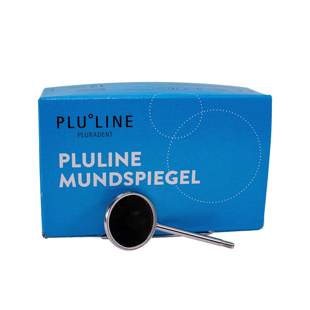 PLULINE Mundspiegel RS plan Gr.3, 12 Stück