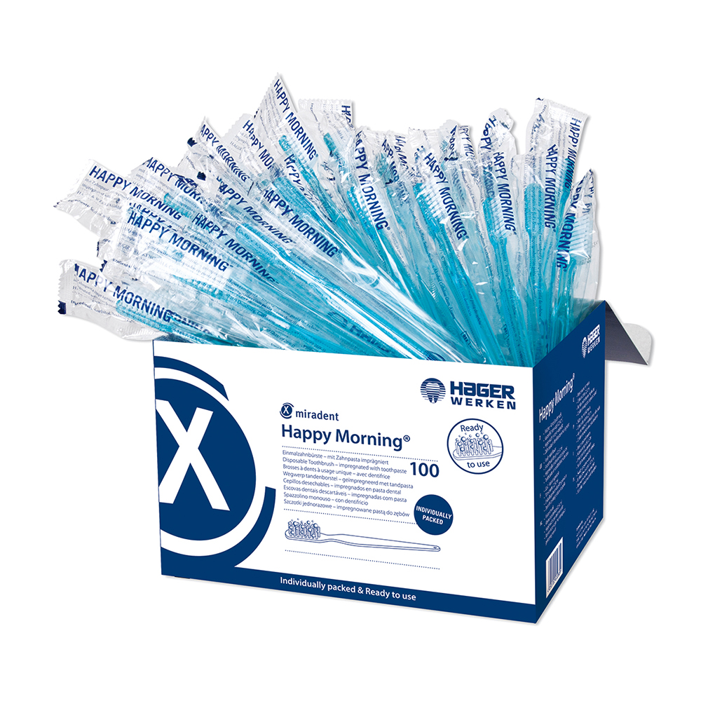 Happy Morning ohne Zahnpasta, 100 Stück