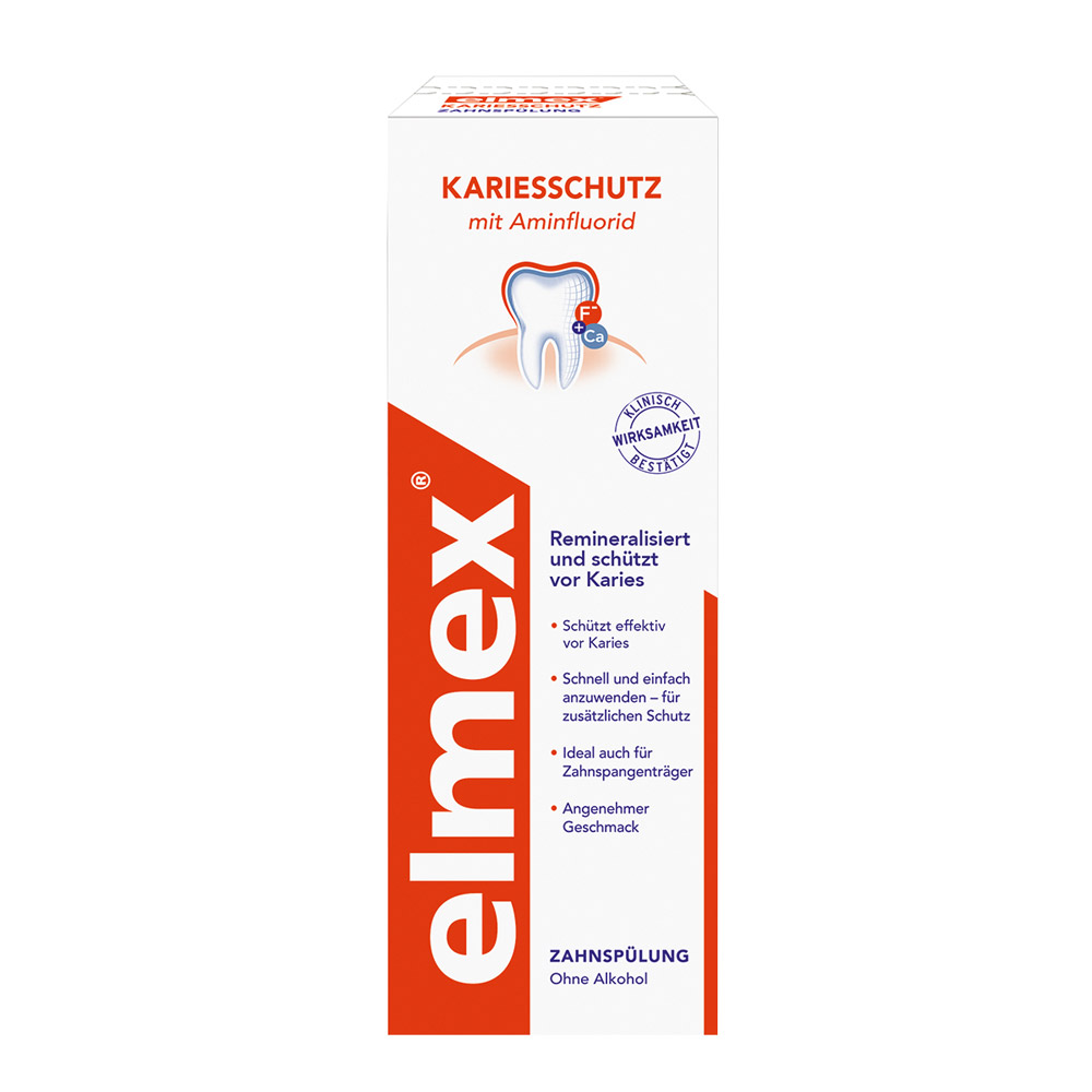 Elmex Kariesschutz Zahnspülung, 400 ml