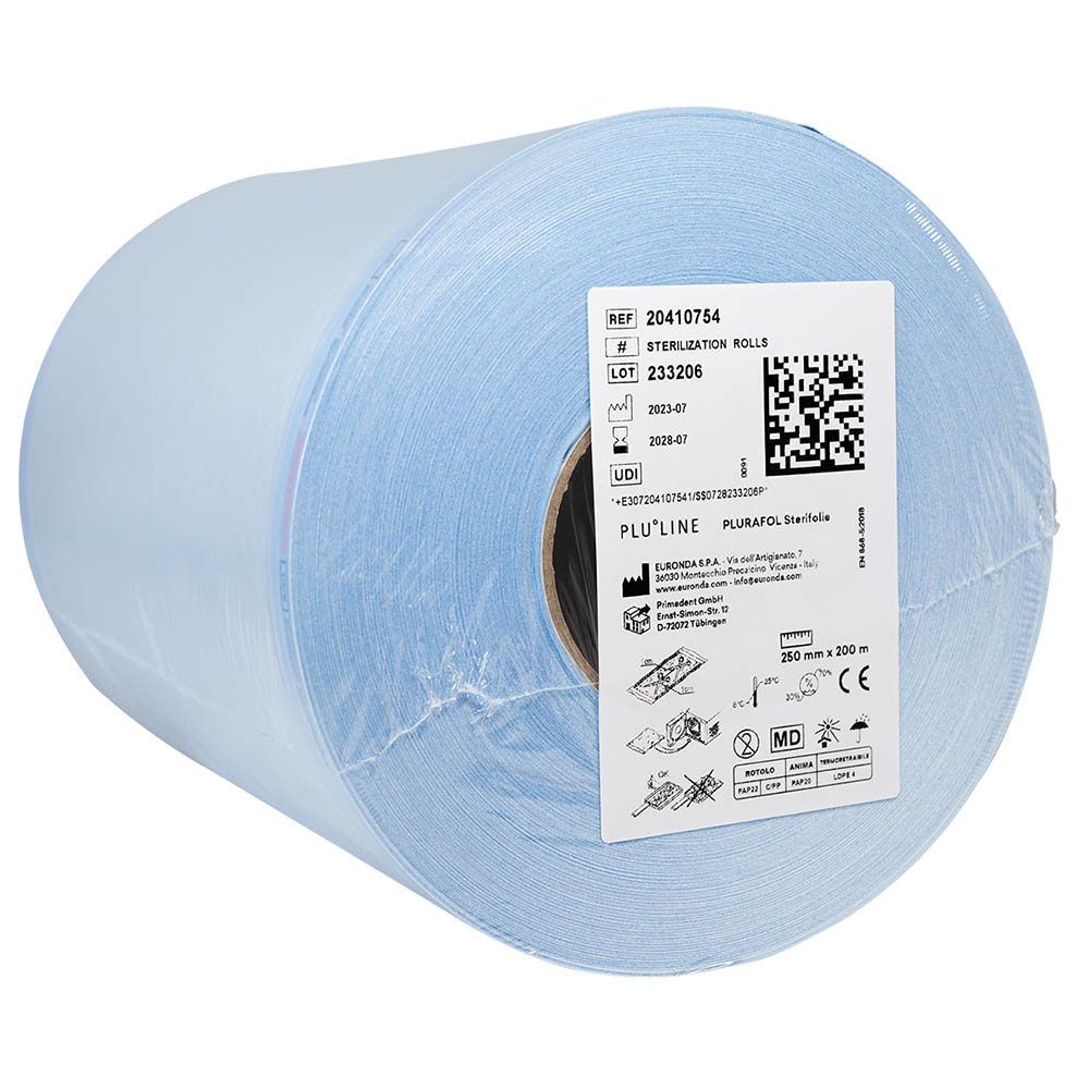 Plurafol Sterifolie 250 mm, 200 m Rolle