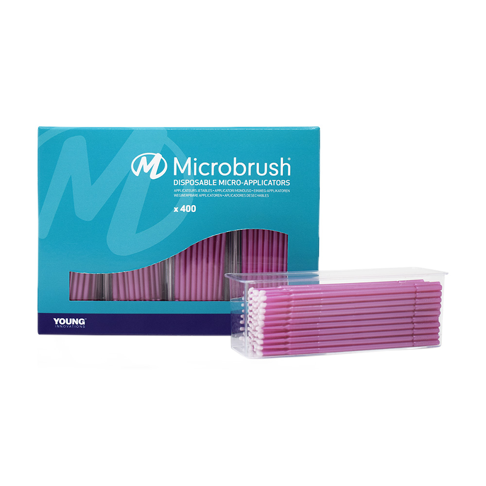 Microbrush plus fine pink, 400 Stück