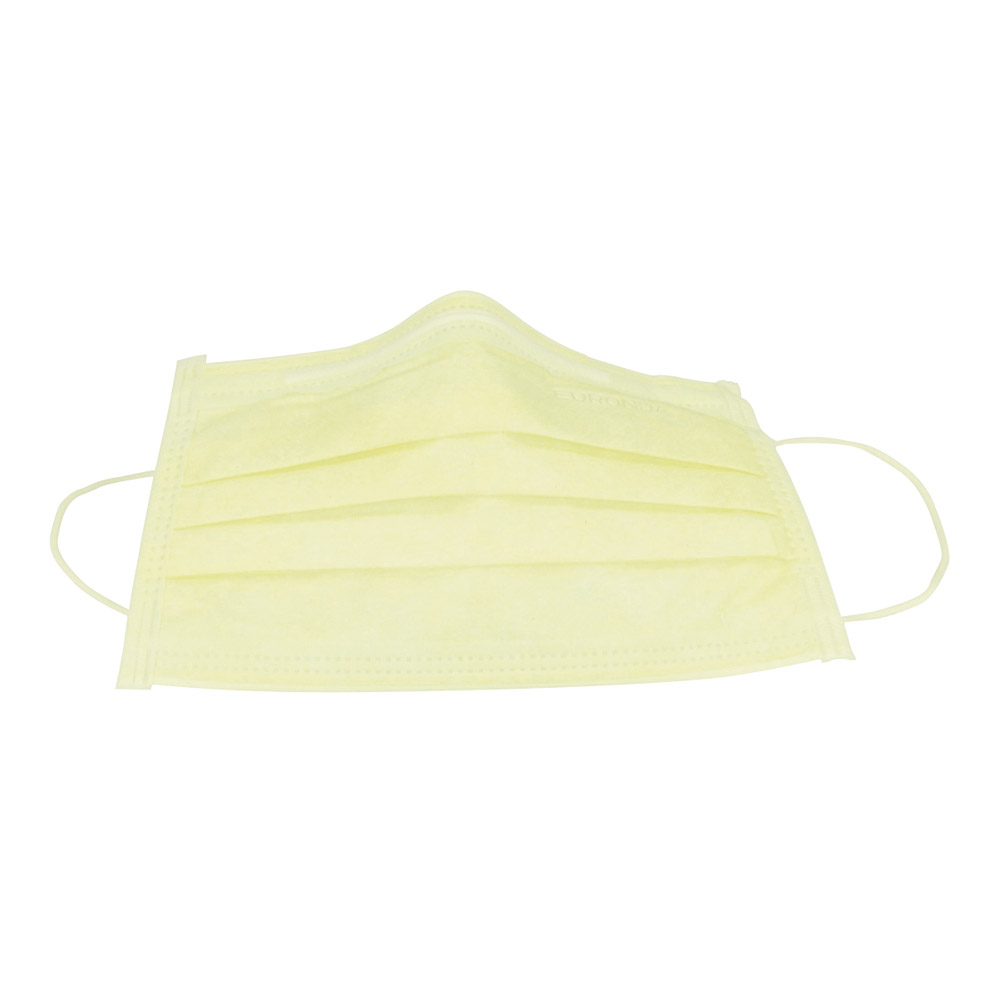Mundschutz Monoart Pro 3 gelb Gummizug, 50 Stück