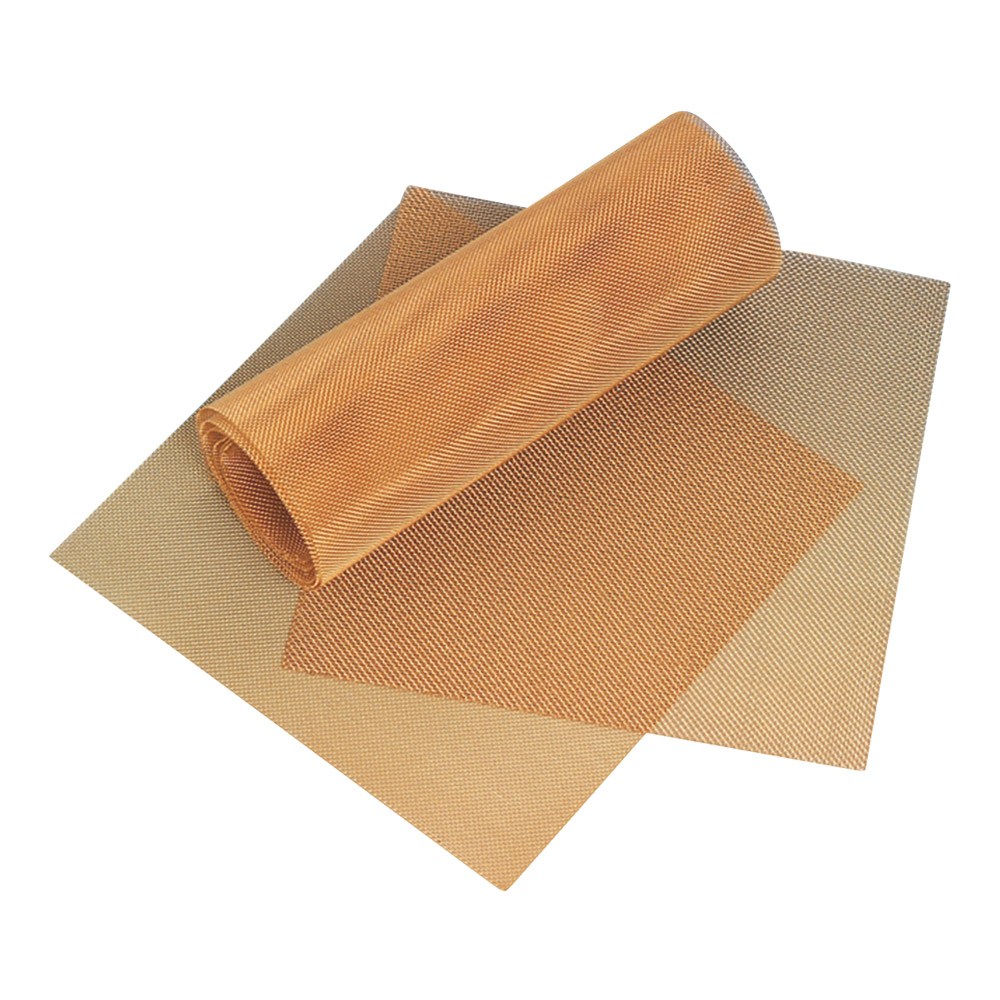 Drahtnetz fein vergoldet 50 x 10 cm, Rolle