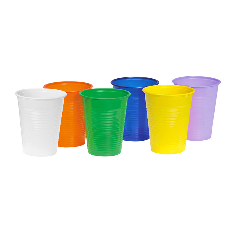 PLULINE Mundspülbecher+ 6-Farben-Mix, 3000 Stück