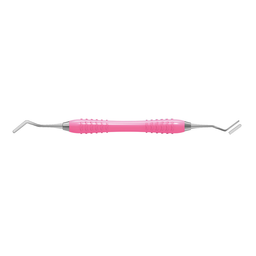 Heidemann Spatel 2.0/0,3 mm flexibel Colori Silikon Griff pink, Stück