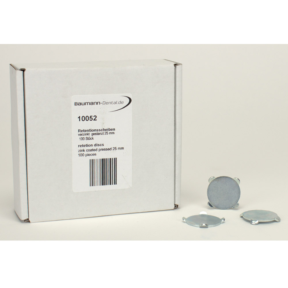 Retentionsscheiben gestanzt, 100 Stück