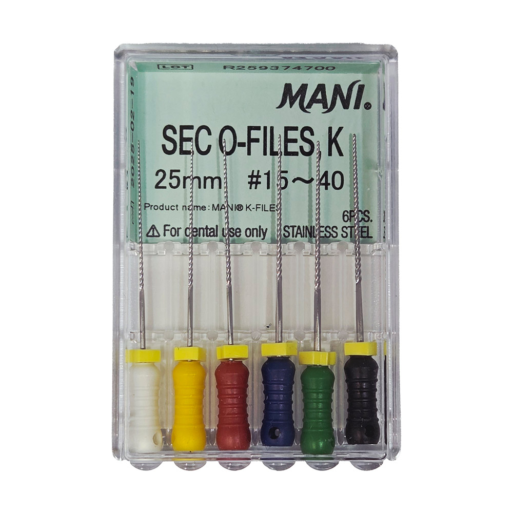 Mani Sec O-Files H 25 mm Gr. 15-40, 6 Stück