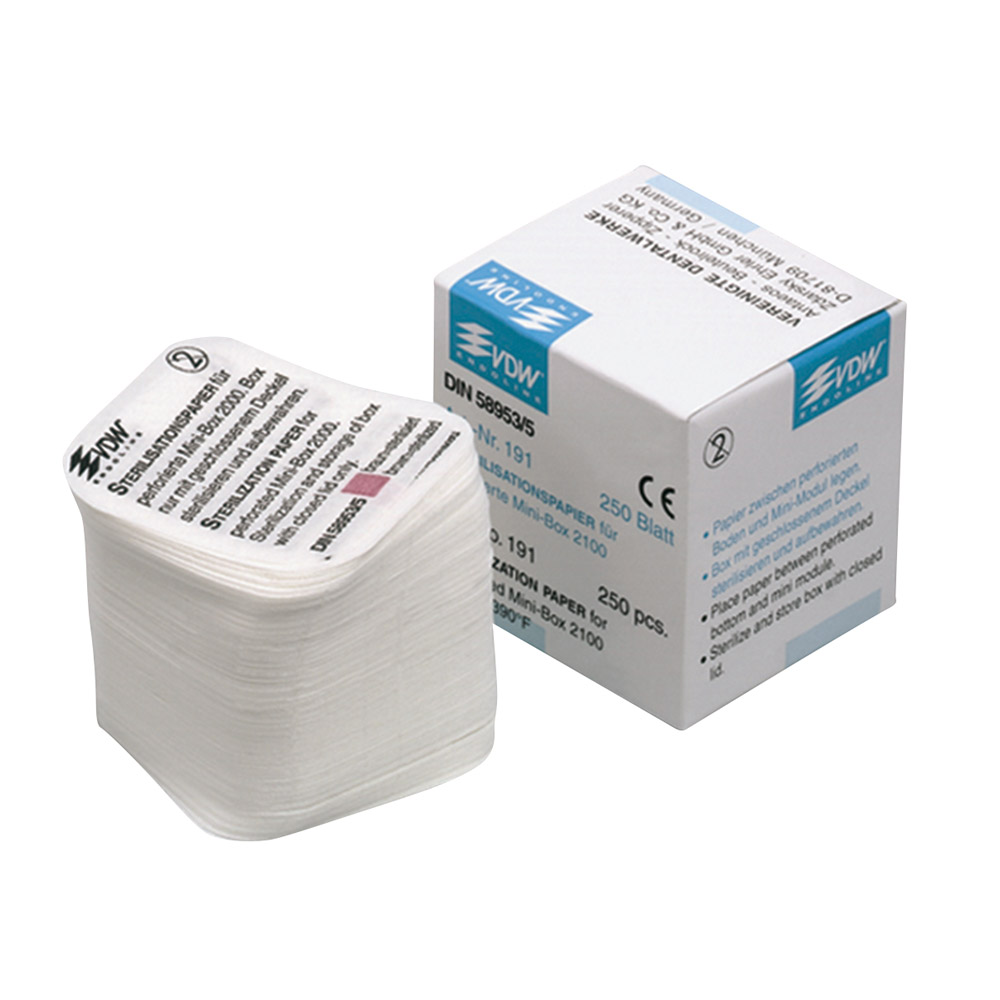 Autoklavierpapier für Minibox, Packung