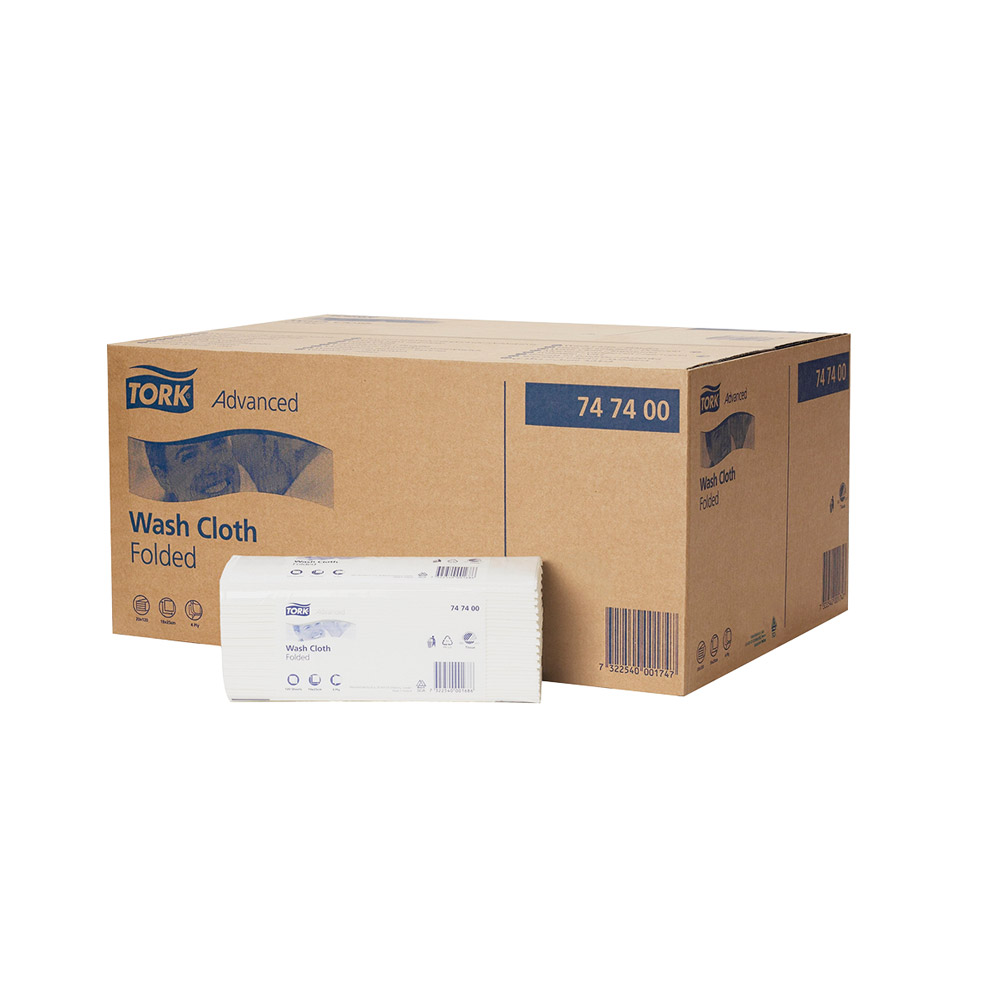 Tork Advanced Waschtuch gefaltet 4-lagig, Karton