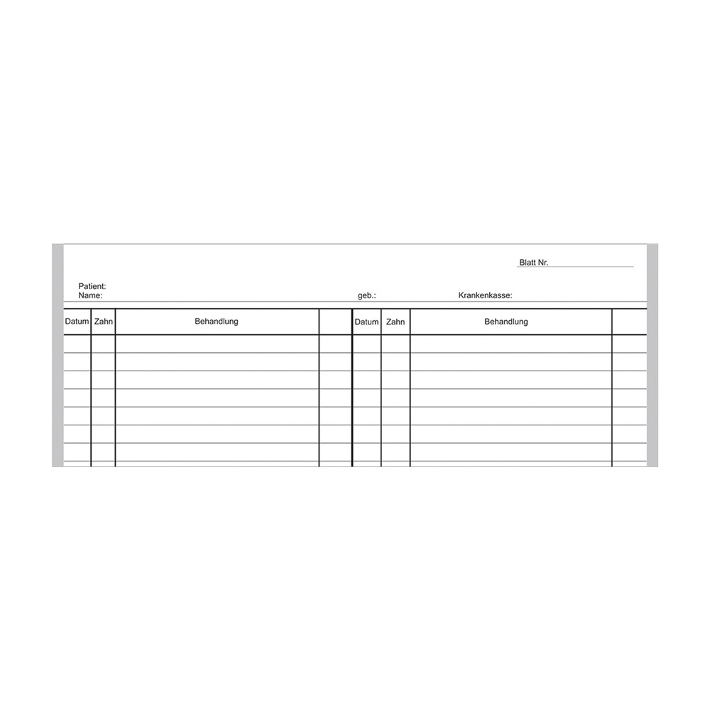 Einlegeblatt C DIN A4 kopfgelocht weiß, Packung