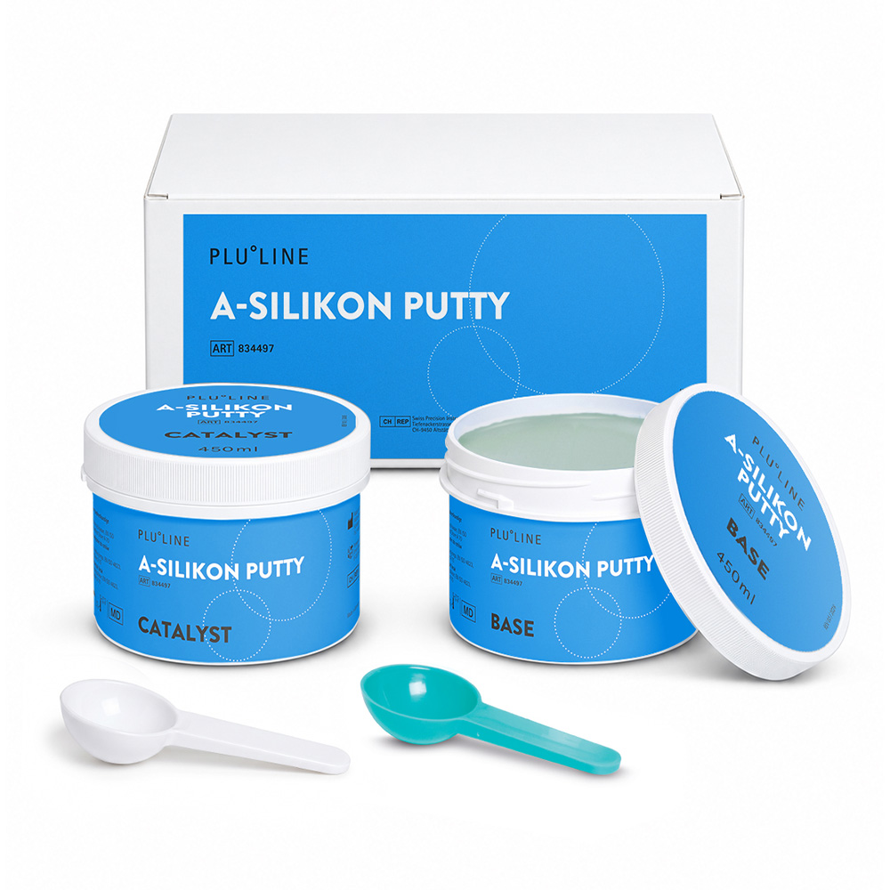 PLULINE A-Silikon Putty, 2 x 450 ml Dosen