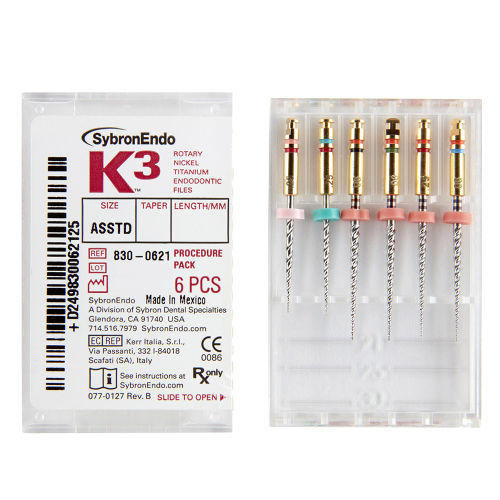 K3 NiTi-Files .06 25 mm, Procedure-Packung