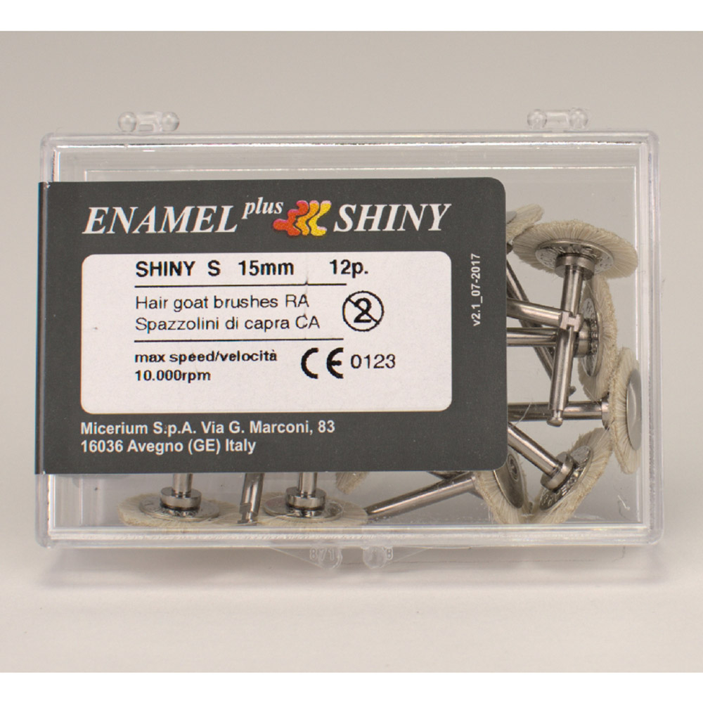 Enamel plus Shiny Wst Ziegenhaar, 12 Stück