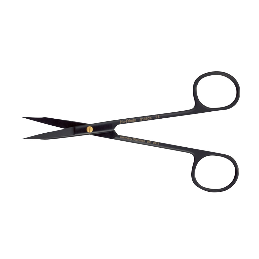 Goldman-Fox Schere Black Line Super Cut gebogen 13,5 cm, Stück