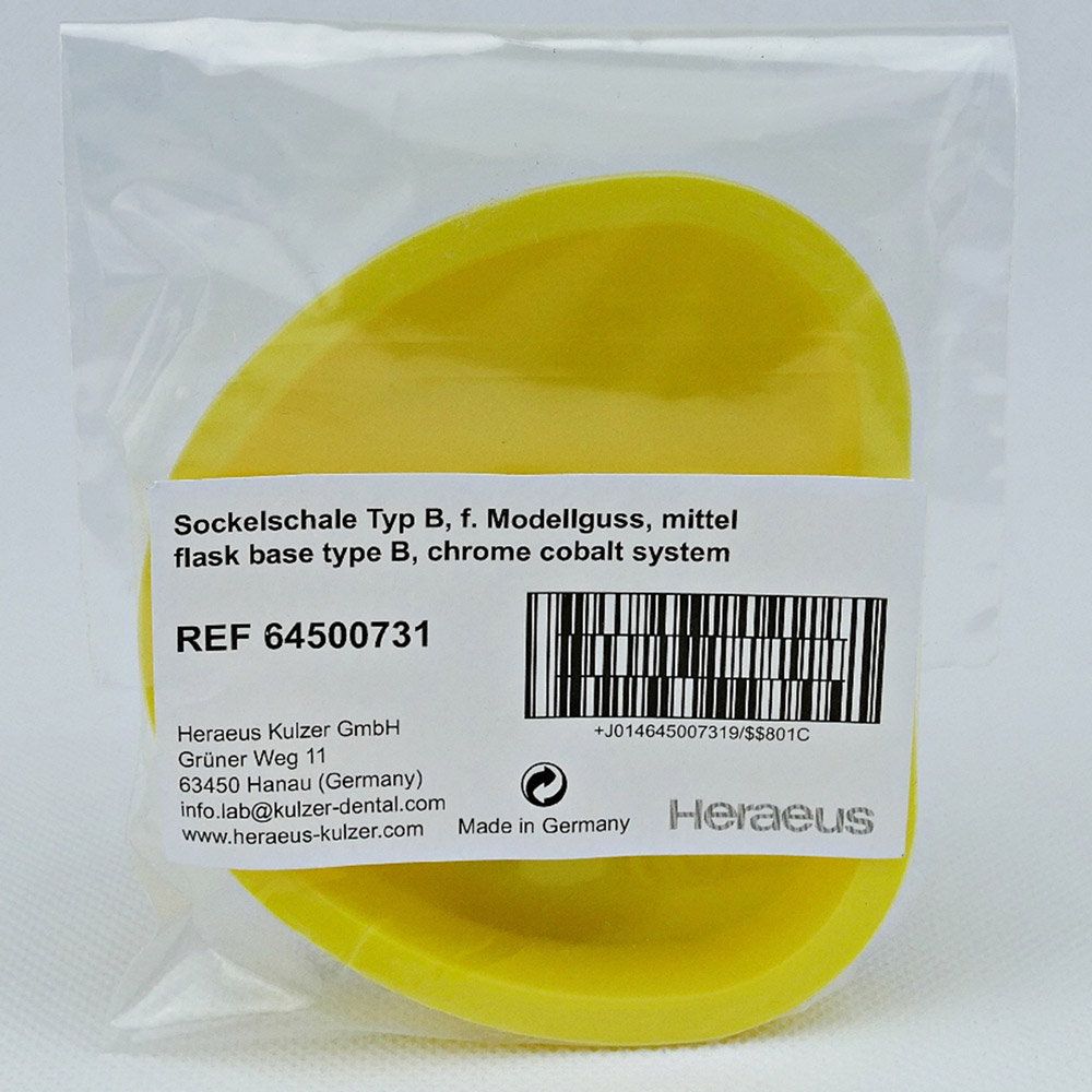 Dublierküvette Typ B Sockelschale, Stück