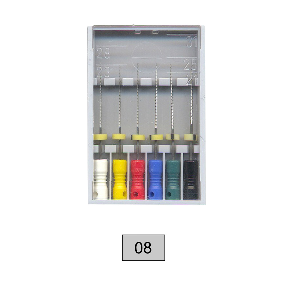 Hedströmfeilen 174 #08 25 mm, 6 Stück