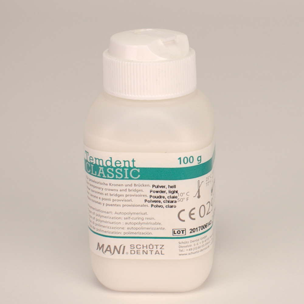 Temdent Pulver hell, 100 g