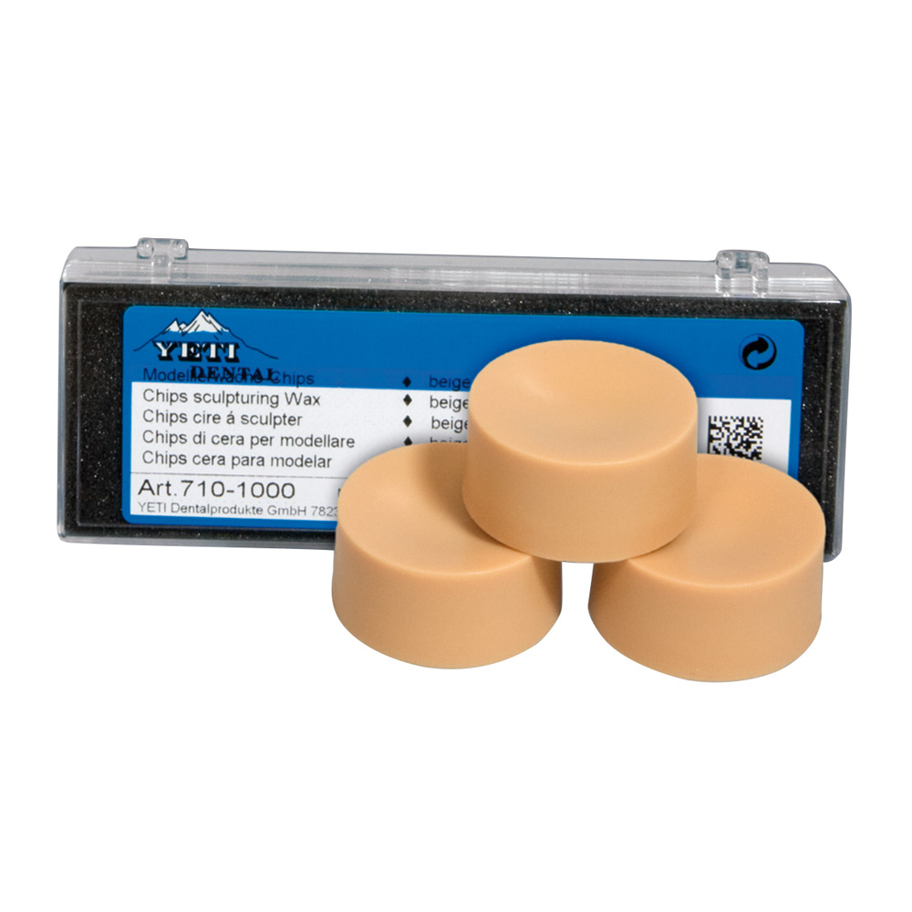 Modellierwachs-Chips beige 20 g, 3 Stück