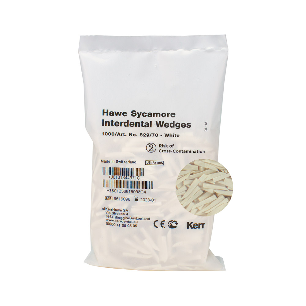 Hawe Interdentalkeile Gr. 70 weiß 829, 1000 Stück