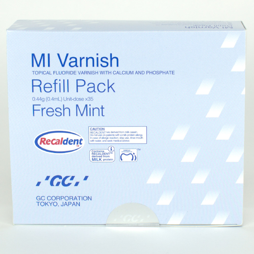 MI Varnish Mint, 35 x 0,4 ml + 50 Bürsten