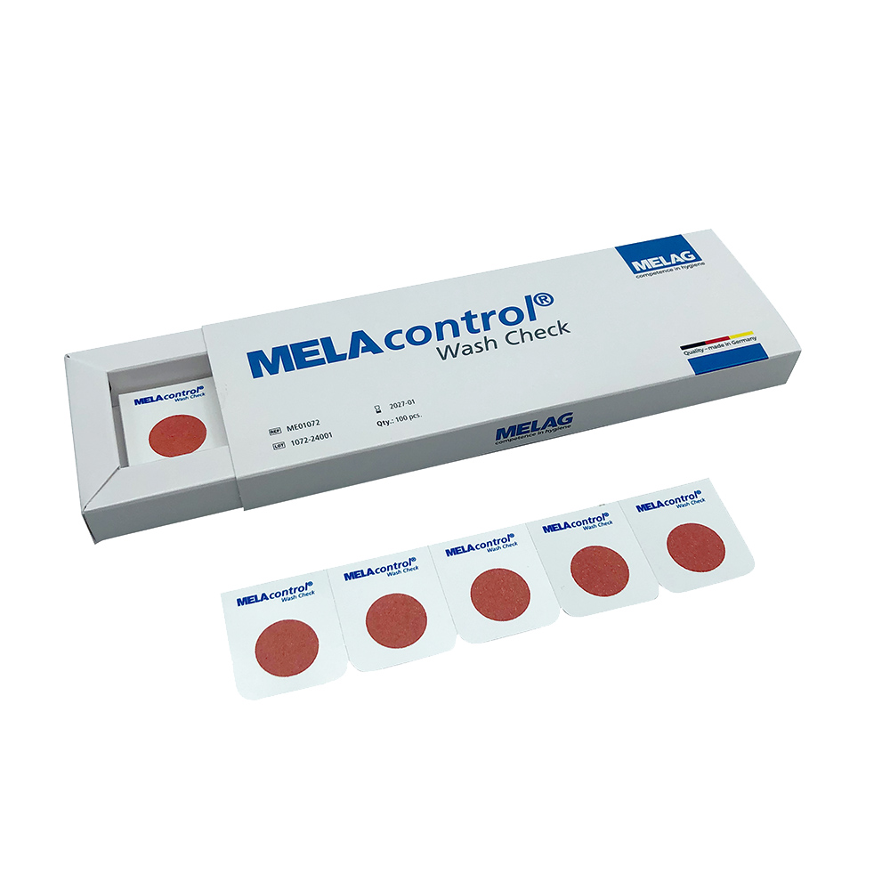 MELAcontrol Wash Check Indikatoren, 100 Stück
