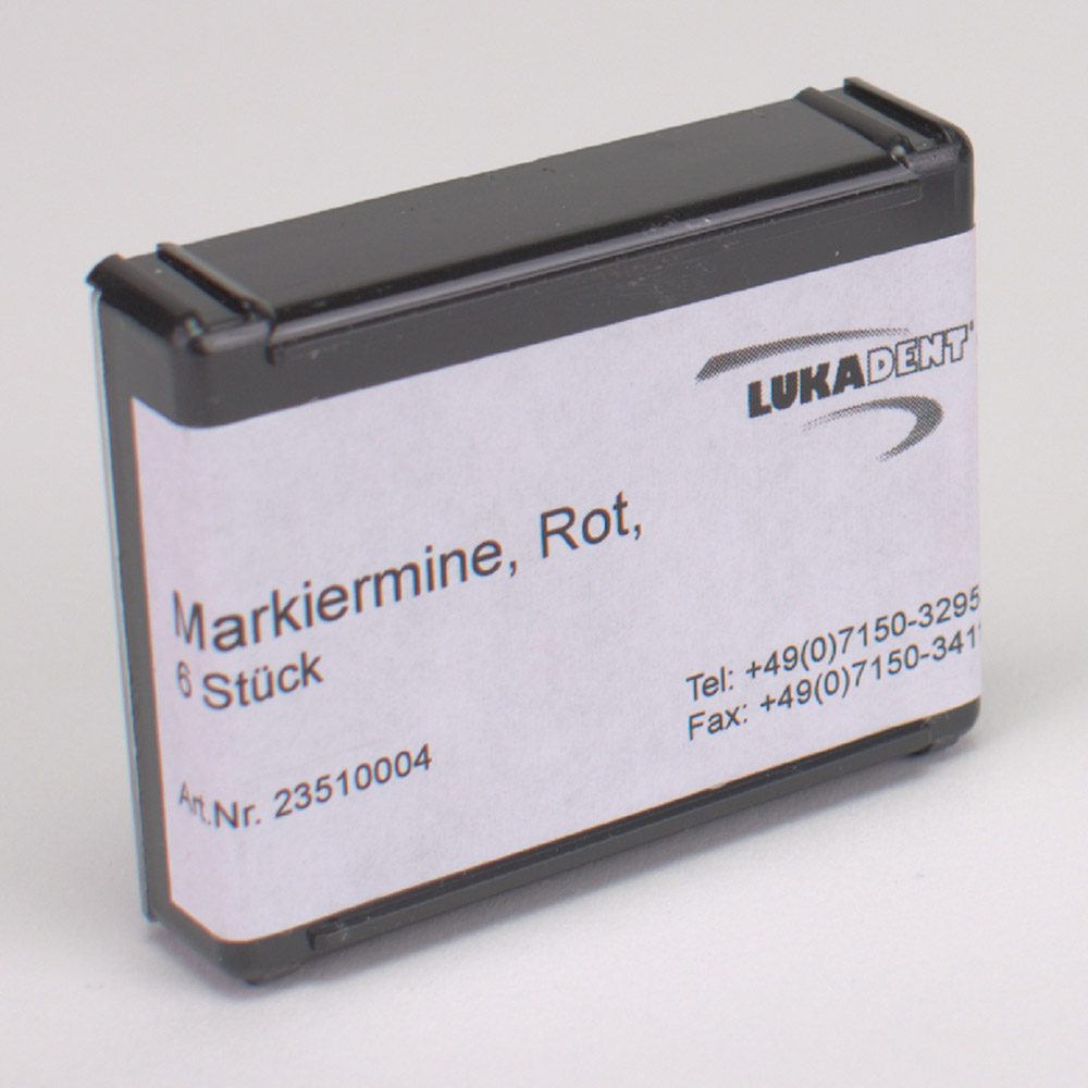 Minen rot für Parallelometer, 6 Stück