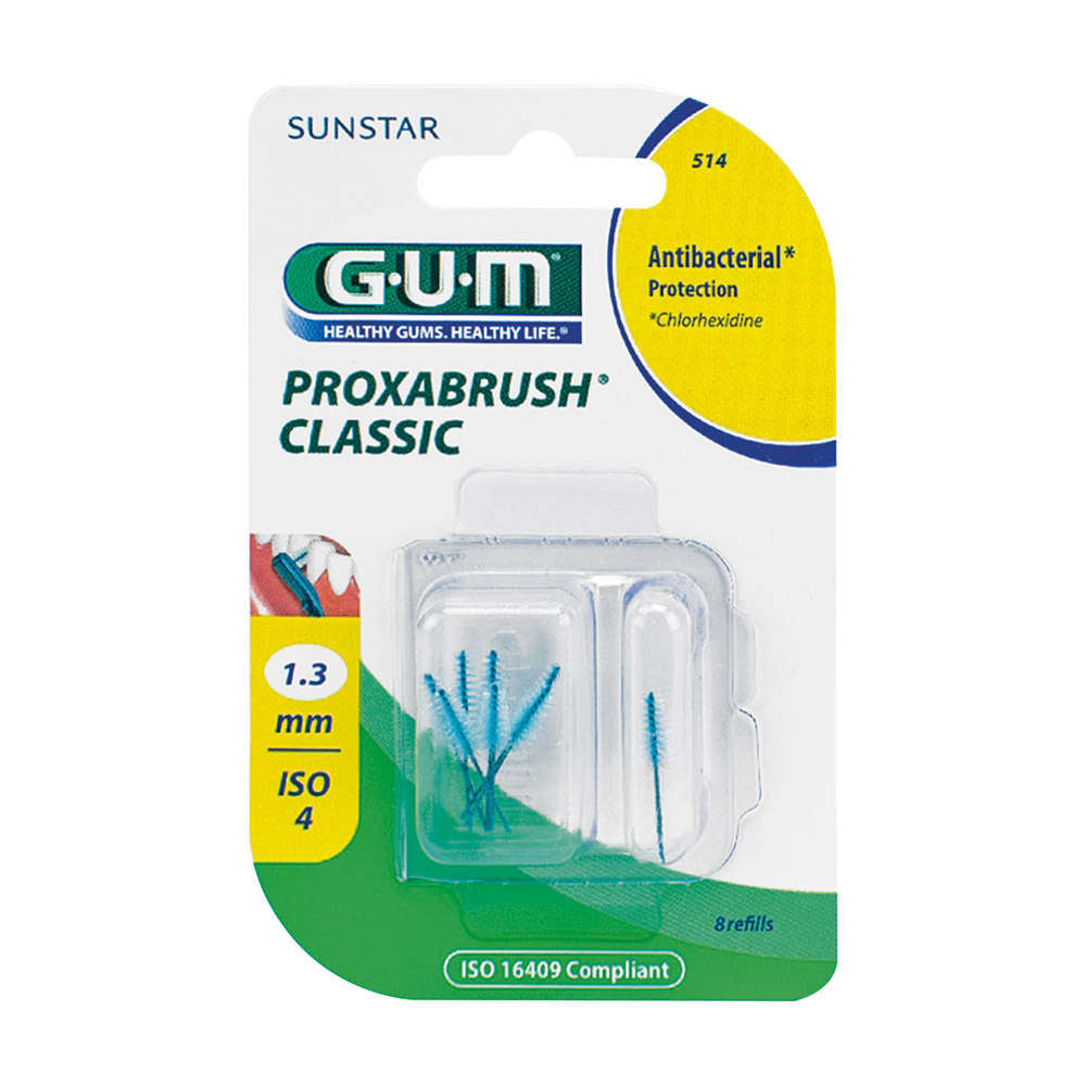GUM Proxabrush Classic 1,3mm Tanne, 8 Stück