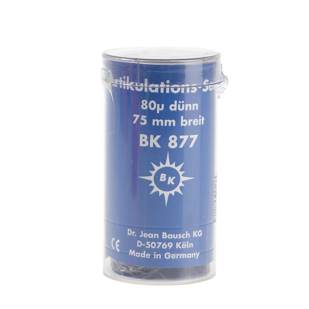 Artikulationsseide 80 µ blau BK 877, 3 m